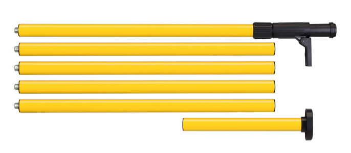 Штанга телескопическая для лазерного уровня Ermenrich Reel TWR40, 3,96 м