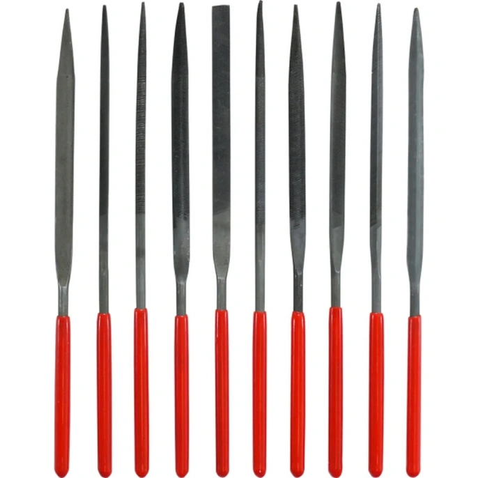 Набор металлических надфилей Политех 140 мм, диаметр 3 мм, 10 штук 2640050