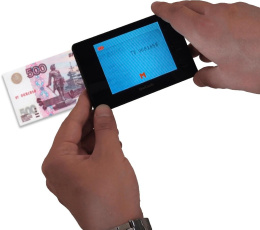 Детектор банкнот DOCASH Micro IR/UV 8401 просмотровый АКБ