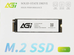 SSD накопитель AGI AI298 AGI1T0GIMAI298-CB 1ТБ, M.2 2280, PCIe 3.0 x4, NVMe, M.2, rtl