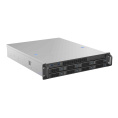 Procase BS208-SATA3-B-0 Корпус 2U Rack server case 8 SATA III / SAS 6Gbit hotswap HDD 2*MiniSAS 8087 , черный, без блока питания, глубина 650мм, MB 12"x13"