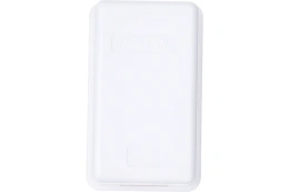 Розетка настенная NETLAN EC-UWO-1-UD2-WT-10 1 порт Кат.5e RJ45 / 8P8C 110 T568A / B неэкранир. белая уп-ка 10шт