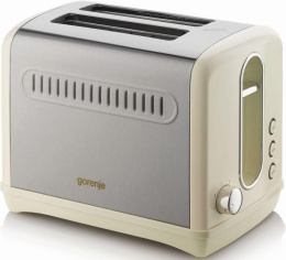 Тостер GORENJE T1100CLI,  бежевый/серебристый