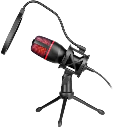 Игровой стрим микрофон Defender Forte GMC 300 USB, провод 1.5 м 64631