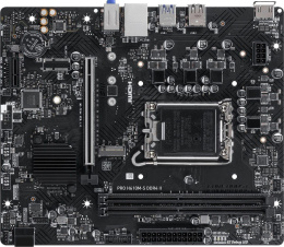 Материнская плата MSI PRO H610M-S DDR4 II Soc-1700 Intel H610 2xDDR4 mATX AC`97 8ch 7.1 GbLAN+HDMI