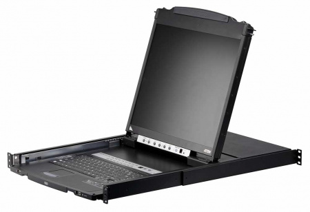 KVM консоль ATEN 19" 16-Port PS/2-USB VGA Dual Rail LCD KVM Switch CL5816N-ATA-RG