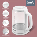 Чайник электрический DOMFY DSW-EK304, 1.6л, стекло/пластик