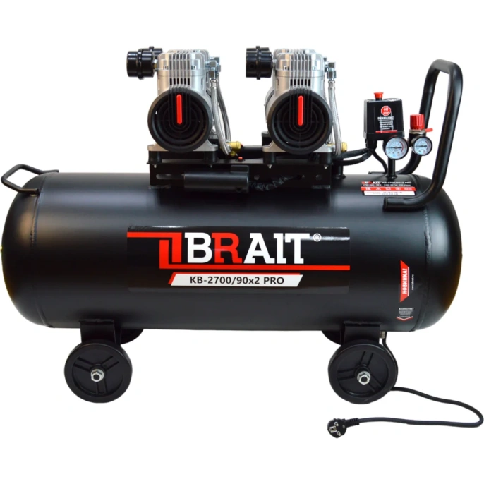 Воздушный компрессор BRAIT KB-2700/90x2 PRO 20.01.028.043
