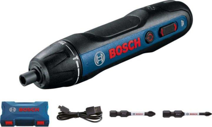 Отвертка аккум. Bosch GO 2 аккум. патрон:держатель бит 1/4" кейс в комплекте 06019H2100