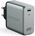 Сетевое зарядное устройство Satechi Compact Charger 100W с технологией GaN Power. Цвет: серый космос.