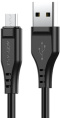 Кабель ACEFAST C3-09 USB-A to Micro-USB TPE charging data cable - Black AF-C3-09-BK