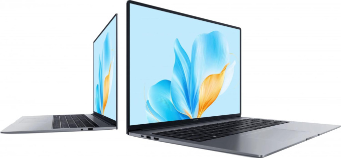 Ноутбук HONOR MagicBook X16 Intel Core i3-1315U/8Gb soldered D4 /SSD512Gb/UMA/16"/IPS/WUXGA/1920x1200/60Hz/NoOS/Grey/1.68kg