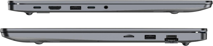 Ноутбук 15.6" IPS FHD TECNO MegaBook K15SDA серый (AMD Ryzen 5 7430U/8Gb/512Gb SSD/VGA int/W11) (71005000619)