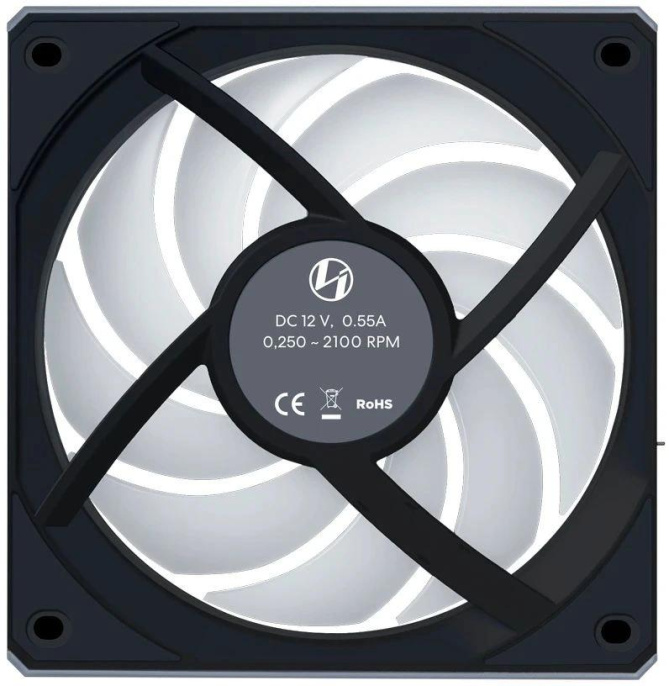  Вентилятор для корпуса Lian-Li Uni Fan CL Wireless 120 Reverse ARGB 124х120x28 черный 4-pin 30.8дБ G99.12RCL1W1B.R0 Ret
