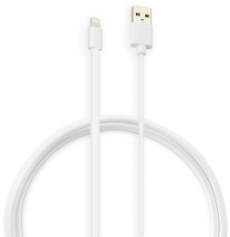 Кабель Buro Lightning (m) -  USB (m),  0.8м,  белый [bhp lightning 0.8]