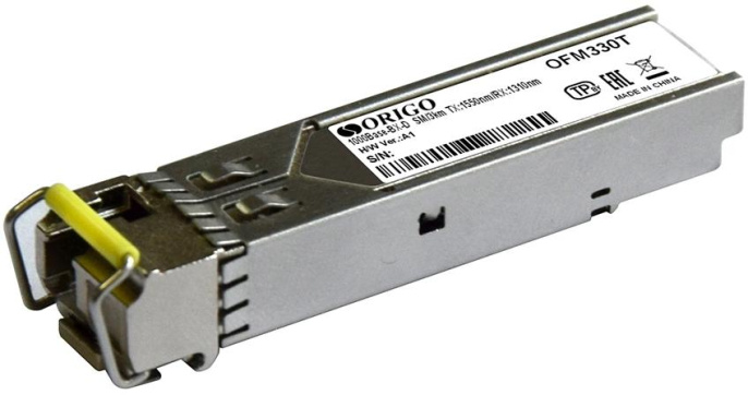 Трансивер Origo OFM330T/10KM оптич. SFP MM Tx:1550нм Rx:1310нм до 10км OFM330T/10KM/A1A