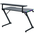 Defender Игровой стол Adamant полка,подвесы,черн,МДФ,RGB (64075)