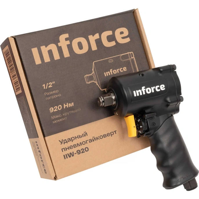 Ударный пневмогайковерт 920 Нм; 1/2" Inforce IIW-920