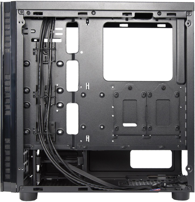 Корпус ATX CHIEFTEC Hawk, Midi-Tower, без БП,  черный [al-02b-tg-op]