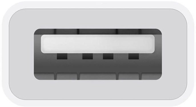 Переходник Apple A1632 MJ1M2FE/A USB f -USB Type-C m 0.11м белый
