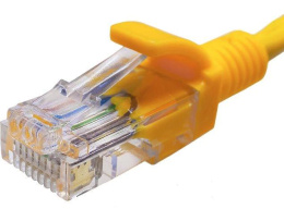Патч-корд SUPRLAN 10-0161,  вилка RJ-45,  вилка RJ-45,  кат.5E,  LSZH,  0.5м,  желтый
