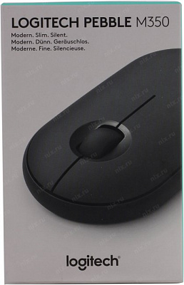 Манипулятор Logitech Pebble M350 Wireless Mouse (RTL) USB 3btn+Roll 910-005576 / 910-005718