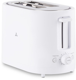 Тостер Accesstyle TS2P200W 750Вт белый/серебристый