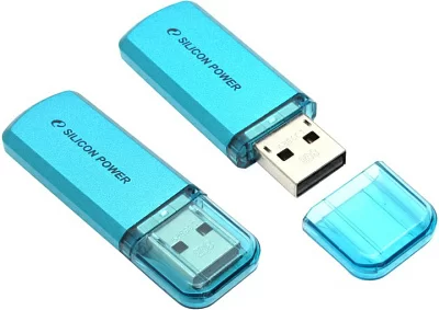Silicon Power USB Drive 8Gb Helios 101 SP008GBUF2101V1B {USB2.0, Blue}