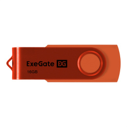 USB-флеш накопитель ExeGate Jet 16GB оранжевый USB2.0, 480Mbps, пластик/металл EX302043RUS