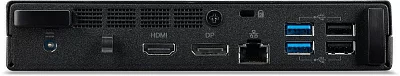 Неттоп Acer Veriton EN2580 Cel 6305 (1.8) 4Gb SSD128Gb UHDG 630 DVDRW Eshell GbitEth 300W клавиатура мышь черный