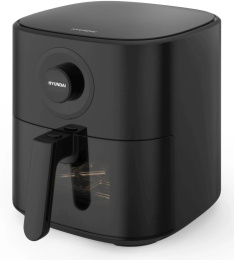 Аэрогриль Hyundai HYF-5003 5.5л 1500Вт черный/черный