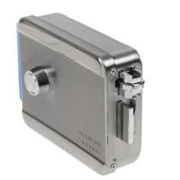 электромеханический замок Falcon Eye FE-2370 накладной , универсальный, кнопка без блокировки
