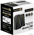 Акустическая система 2.0 ExeGate Accord 240 (питание USB, 2х3Вт (6Вт RMS), 60-20000Гц, цвет черный, RGB подсветка, Color Box) EX289688RUS