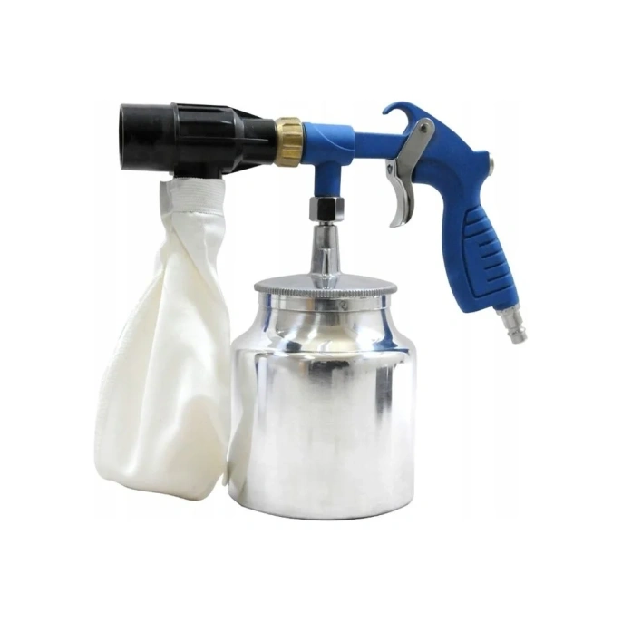 Пескоструйный пневматический пистолет со сменными насадками и песком Forsage F-2377(47701)