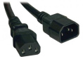 Шнур питания ITK PC-C13C14-2M C13-С14 проводник.:3x1.5мм2 2м 230В 10А упак.:1шт черный