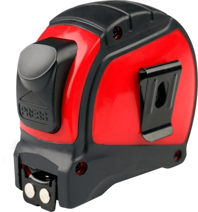 Рулетка строительная AMO R505,  5м x19мм,  с автостопом [851650]