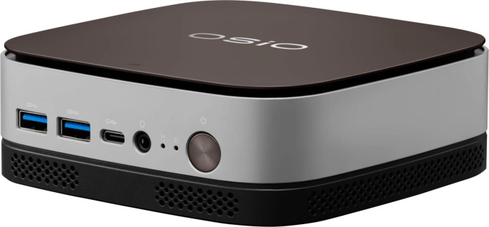 Мини ПК OSIO BaseLine B51i-007 Intel Core i3 1215U,  DDR4 8ГБ, 256ГБ(SSD),  Intel UHD Graphics,  без операционной системы,  коричневый и серебристый