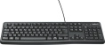 Клавиатура Logitech K120, проводная, USB, мембранная, заводское нанесение кириллицы, черный [920-002522]