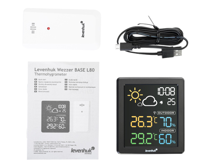 Термогигрометр Levenhuk Wezzer BASE L80 78890