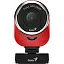 Web-камера Genius QCam 6000 Red {1080p Full HD, вращается на 360°, универсальное крепление, микрофон, USB} [32200002408]