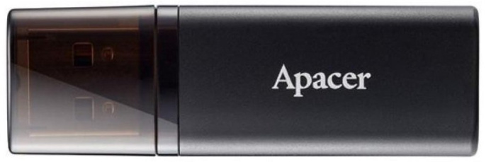 Накопитель USB Apacer AH25B 32GB Черный AP32GAH25BB-1 интерфейс: USB 3.2 Gen 1 Type-A 5 Гбит/сек , с колпачком, материал корпуса: металл