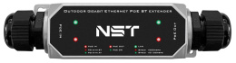 Уличный PoE удлинитель/ Уличный Ultra PoE удлинитель Gigabit Ethernet до 250м на 1 порт. Порты Ethernet: Вход - 1x10/100/1000Base-T RJ45; Выход - 1x10/100/1000Base-T RJ45. Порты PoE: Вход - 1xIEEE 802.3af/at/bt/Passive POE до 120W ; Выход - 1xIEEE 802.3a