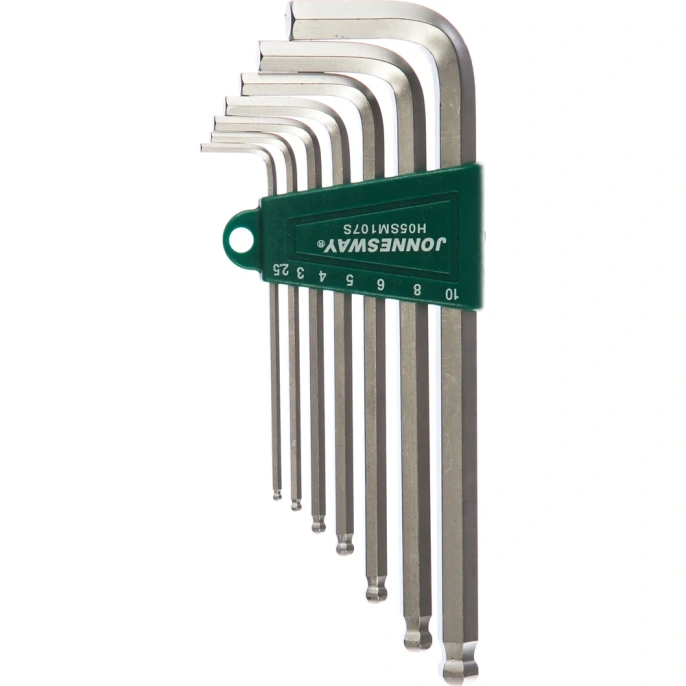 Комплект угловых шестиграников LONG Jonnesway H05SM107S