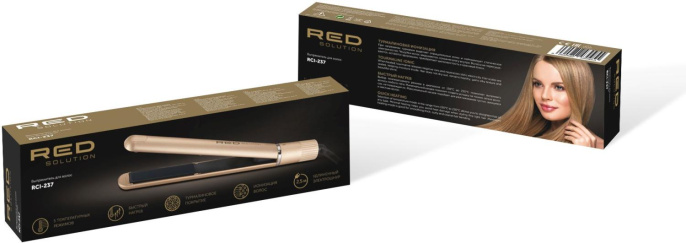 Выпрямитель для волос RED solution RCI-237, шампань