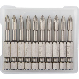 Набор бит Kraftool 26122-1-50-10,  шестигранный (1/4HEX - E),  10шт