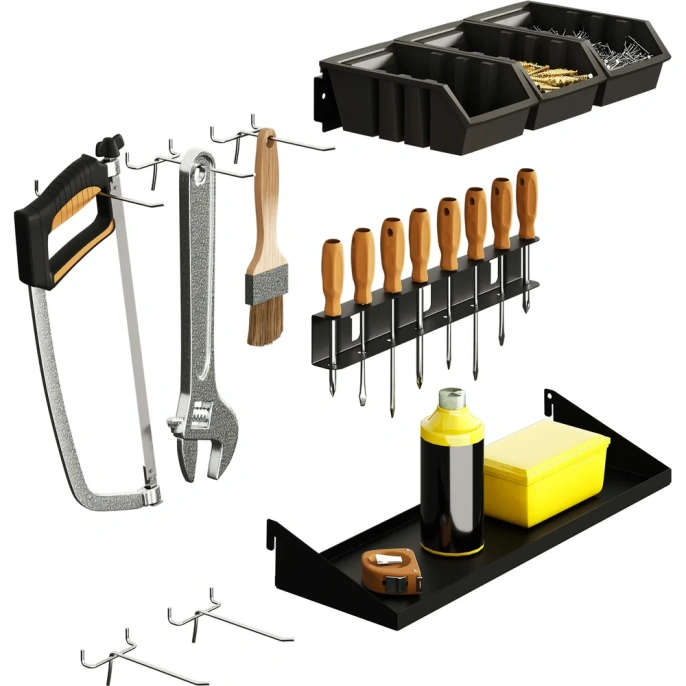 Набор аксессуаров для перфопанели GREENBERG черный ACCESS_B