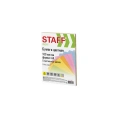 Цветная бумага STAFF Profit, А4, 80г/м, 100 листов, 5 цветов х 20 листов, пастель, для офиса и дома, 110889