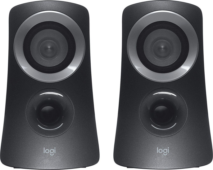 Колонки Logitech Z-313,  2.1,  черный [980-000413]