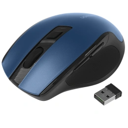 Мышь UGREEN MU006-25753, 2.4G+Bluetooth, 1000/1600/2000/4000 DPI, Blue, Бесшумная, Режим: беспроводной -2,4 ГГц, Bluetooth 5.0, рабочее расстояние: 10 м, 6 функций кнопок, рабочее напряжение: 1,5 В, рабочий ток: 10 мА, щелочная батарея AA (не входит в ком