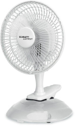 Вентилятор настольный Scarlett SC-DF111S01 25Вт скоростей:2 белый